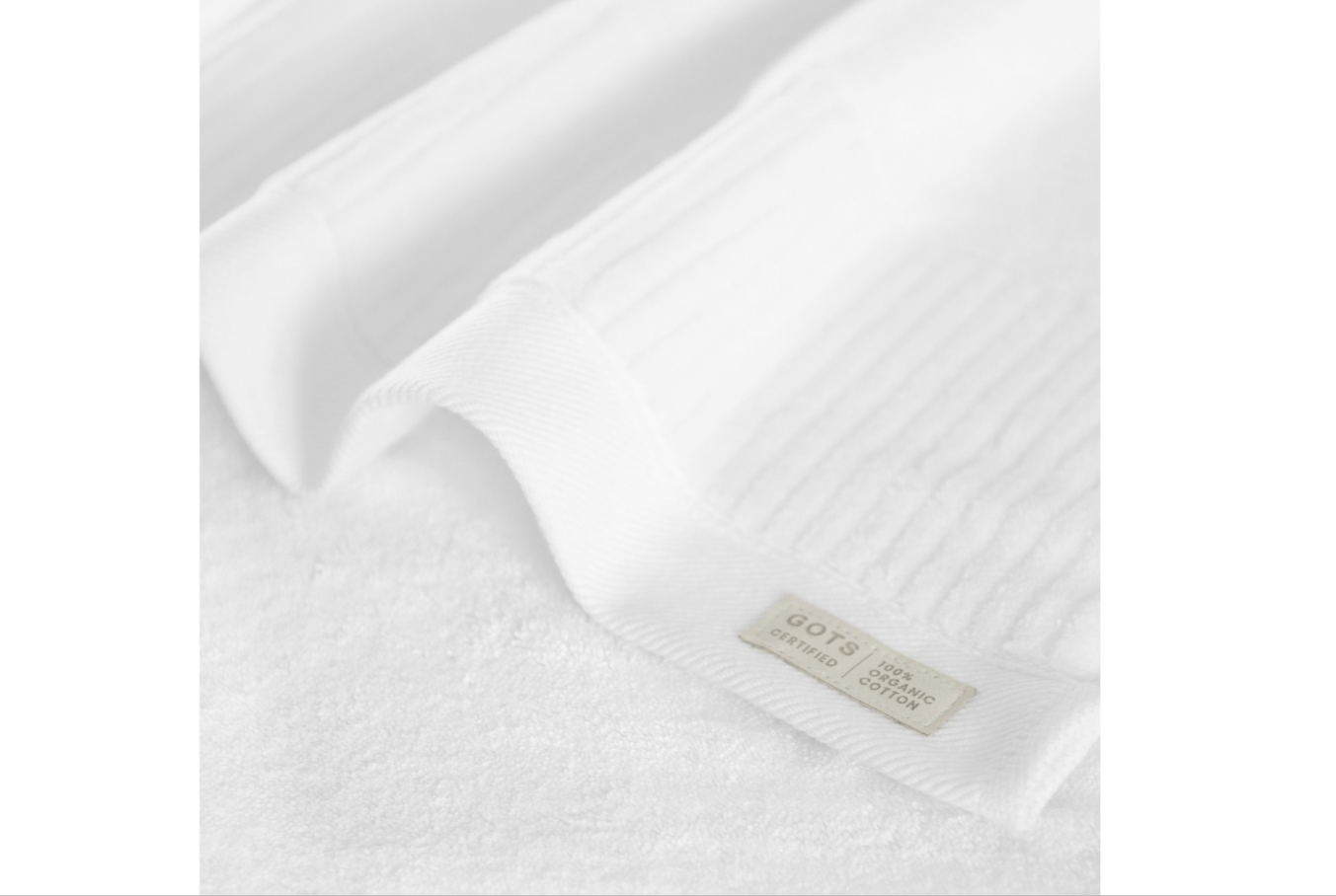 Prabangus vonios rankšluostis "PORTO" baltos spalvos. Dydis 30x50.