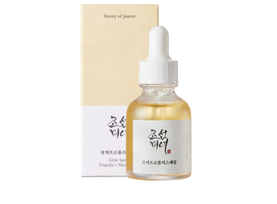 „Beauty of Joseon Glow“ serumas: propolis ir niacinamidas, 30 ml.