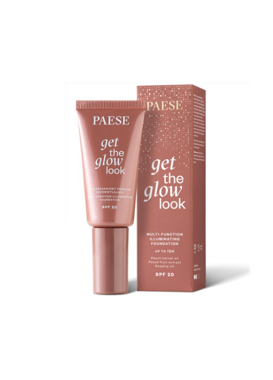 PAESE "Get The Glow Look" Daugiafunkcinis švytėjimą suteikiantis makiažo pagrindas