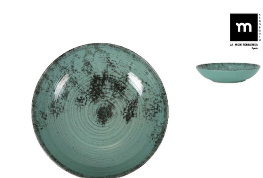 Turkio spalvos dubenėlis sriuboms ir salotoms