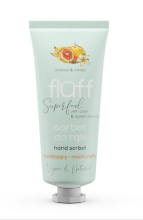 FLUFF regeneruojantis rankų kremas "Orange & Vanilla" 50ml.