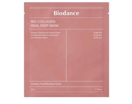 Hidrogelinė veido kaukė su kolagenu "Bio-Collagen Real Deep Mask", BIODANCE