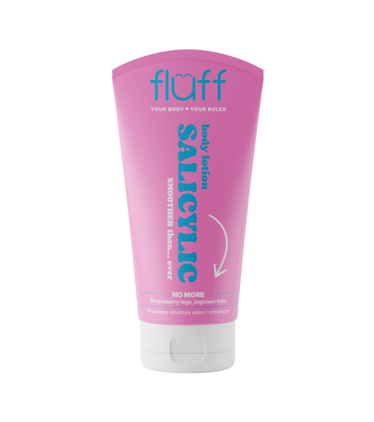 Fluff - kūno losjonas su salicilo rūgštimi 150ml.