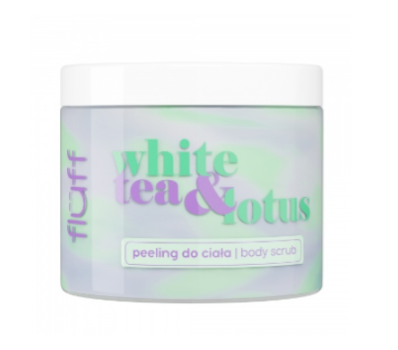 FLUFF kūno šveitiklis " White Tea & Lotus" 160ml.