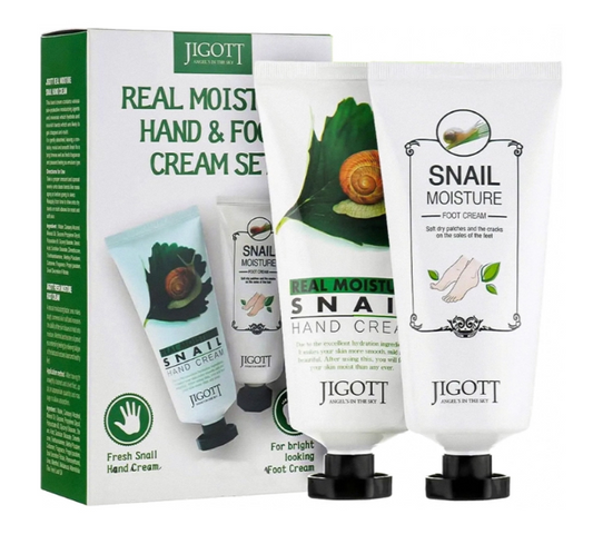 JIGOTT „Real Moisture“ rankų ir kojų kremų rinkinys (100 ml+100 ml)