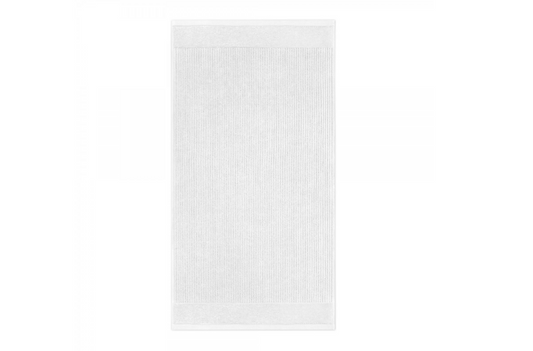 Vonios rankšluostis "Simple" kolekcijos, baltos spalvos. Dydis 50x90.