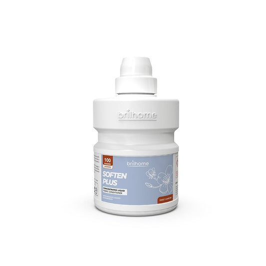 Soften Plus "Sweet Comfort" skystas audinių kondicionierius, kuriame gausu veikliųjų medžiagų, malonaus kvapo.500ml