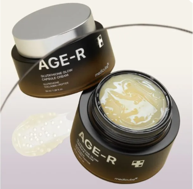 "Medicube AGE-R Glutathione Glow Capsule Cream" veido kremas su glutationu, 50 ml