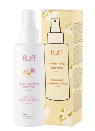 FLUFF Drėkinamoji veido dulksna "kvepianti vanilė" 150ml.