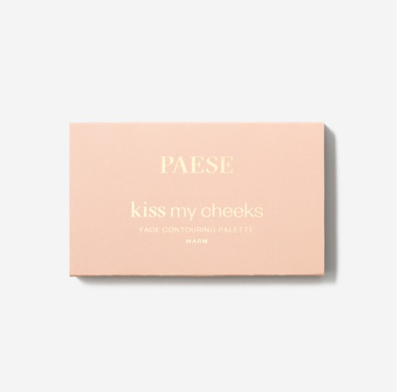 PAESE KISS MY CHEEKS Kreminė Kontūravimo Paletė. Kreminiai skaistalai ir bronzantas.