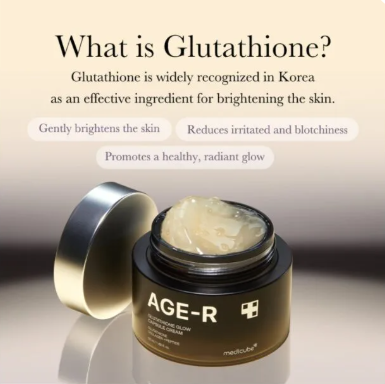 "Medicube AGE-R Glutathione Glow Capsule Cream" veido kremas su glutationu, 50 ml