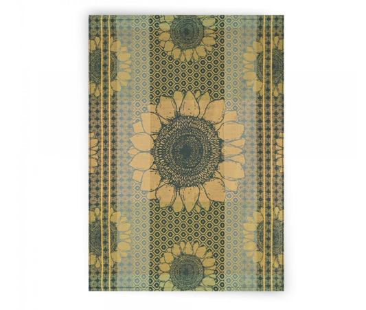 Virtuvinis rankšluostis "Sunflowers" žalsvos spalvos. Dydis 50X70.