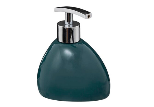 Tamsiai žalios spalvos minkšto muilo dozatorius